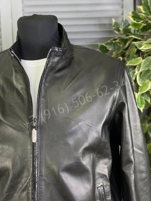 Кожаная куртка Stefano Ricci со вставками крокодила 13530