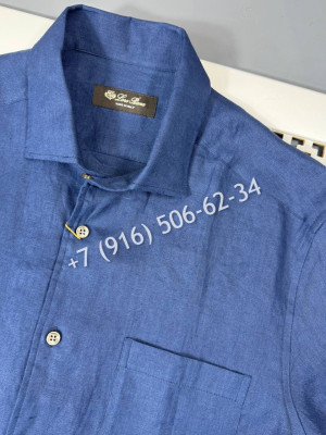 Рубашка Loro Piana из льна 18335 5