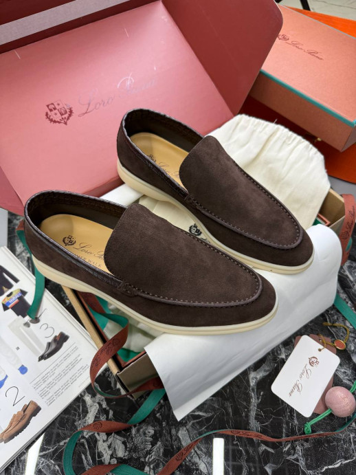 Лоферы Loro Piana со вставками из крокодила 16102 3