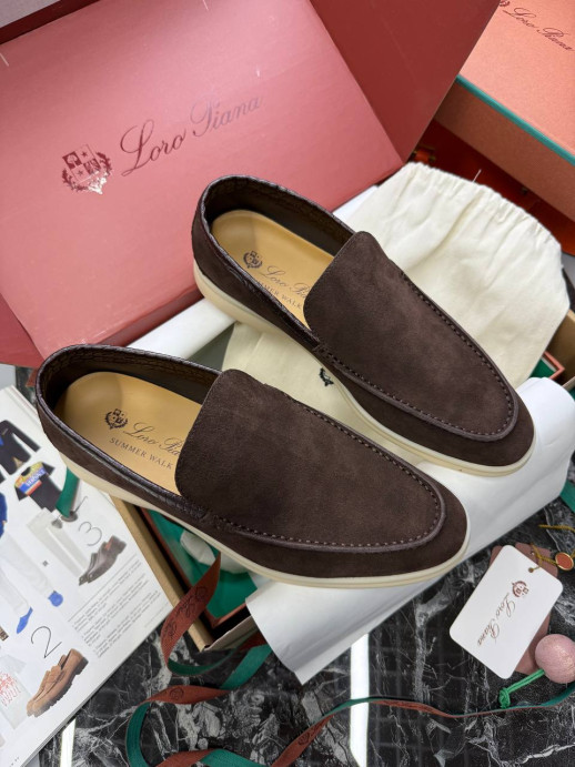 Лоферы Loro Piana со вставками из крокодила 16102 3