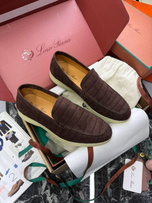 Лоферы Loro Piana с крокодилом 5999 2