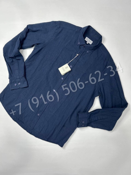 Рубашка Brunello Cucinelli из льна 29086