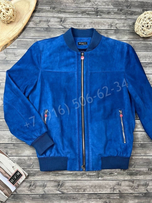 Замшевая куртка бомбер KITON 13424