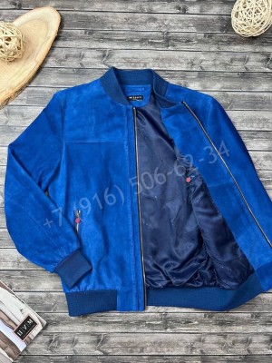Замшевая куртка бомбер KITON 13424