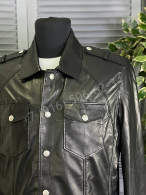 Кожаная куртка Brunello Cucinelli 13531