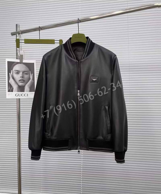 Кожаная куртка Dolce & Gabbana 34591