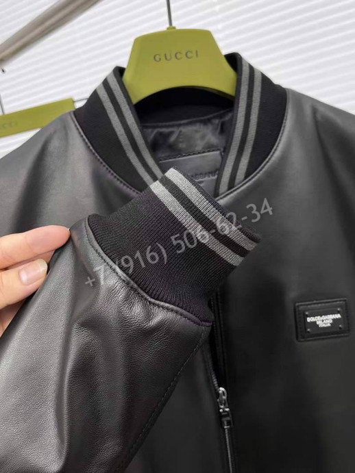 Кожаная куртка Dolce & Gabbana 34591