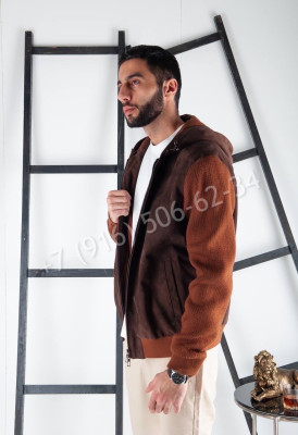 Замшевая куртка с кашемиром Loro Piana 15492