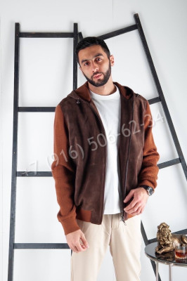 Замшевая куртка с кашемиром Loro Piana 15492