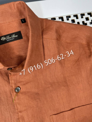 Рубашка Loro Piana из льна 18335 6