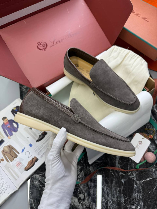 Лоферы Loro Piana со вставками из крокодила 16102 4