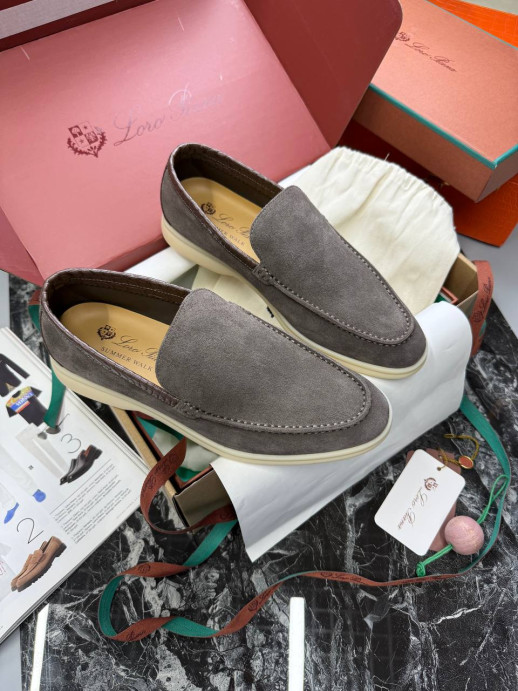 Лоферы Loro Piana со вставками из крокодила 16102 4