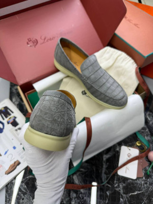 Лоферы Loro Piana с крокодилом 5999 3