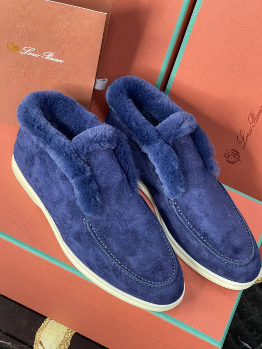 Лоферы Loro Piana на меху 19151 10