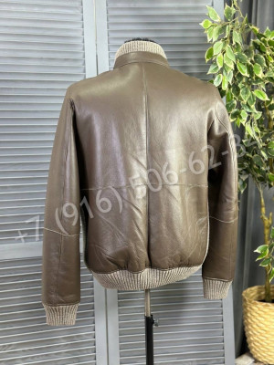 Куртка дубленка Brunello Cucinelli на меху 23637