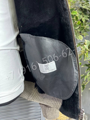 Куртка дубленка Brunello Cucinelli на меху 23637