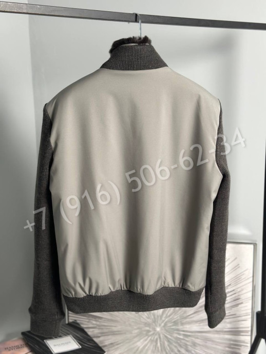 Бомбер Loro Piana с меховым подкладом 24168