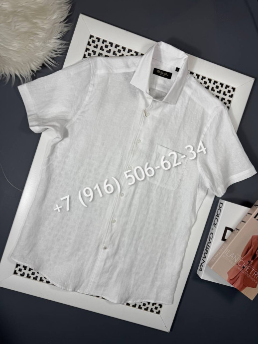 Рубашка Loro Piana из льна 18335 7