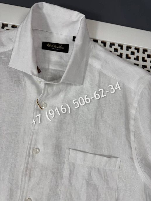 Рубашка Loro Piana из льна 18335 7