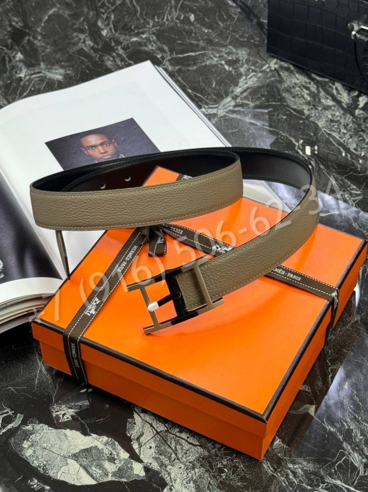 Ремень Hermes двухсторонний 25417