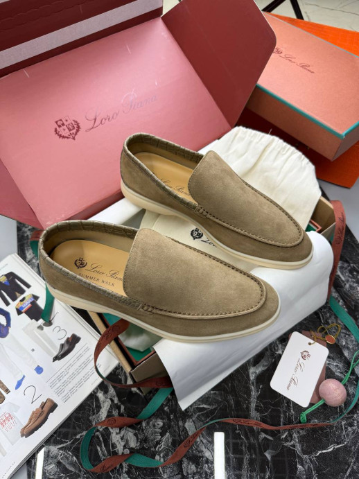 Лоферы Loro Piana со вставками из крокодила 16102 5