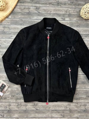 Замшевая куртка бомбер KITON 13426