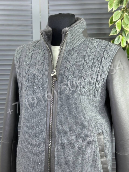 Куртка дубленка Brunello Cucinelli на меху 23638