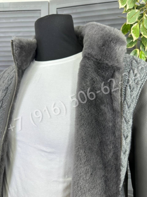 Куртка дубленка Brunello Cucinelli на меху 23638