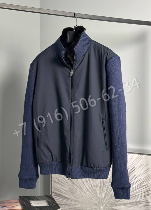 Бомбер Loro Piana с меховым подкладом 24169