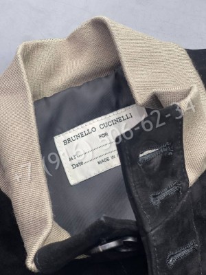 Замшевая куртка Brunello Cucinelli 24483