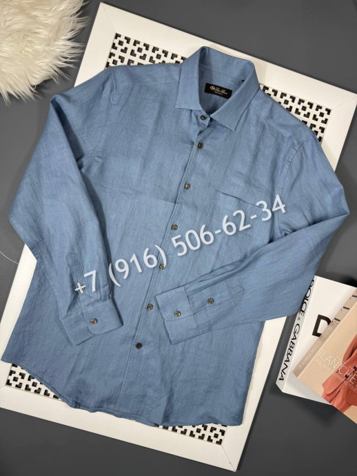 Рубашка Loro Piana из льна 18335 8