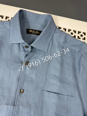 Рубашка Loro Piana из льна 18335 8