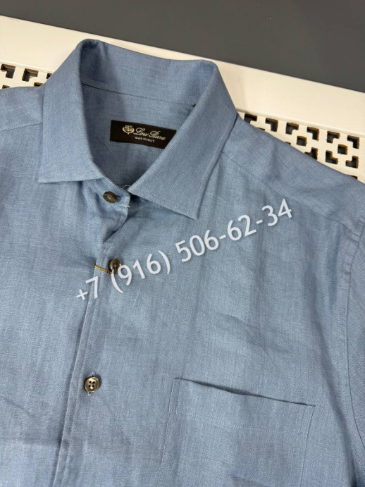 Рубашка Loro Piana из льна 18335 8