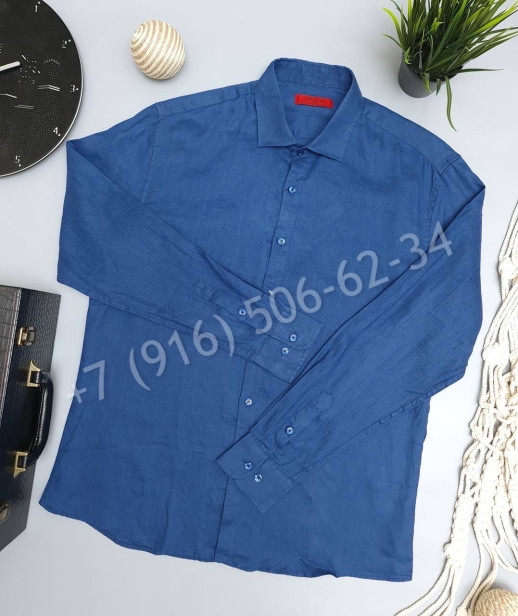 Рубашка ISAIA ( лен ) 16199