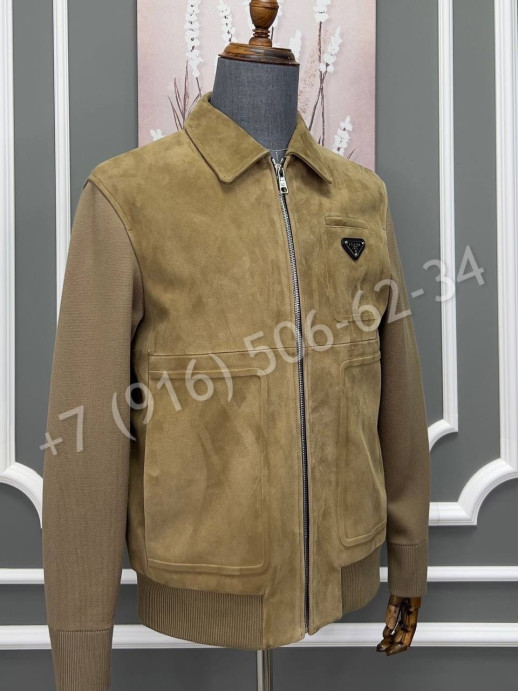 Замшевая куртка Prada 28992