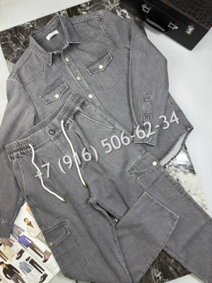 Костюм из денима Brunello Cucinelli 34108 2