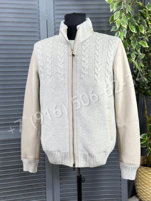 Куртка дубленка Brunello Cucinelli на меху 23639