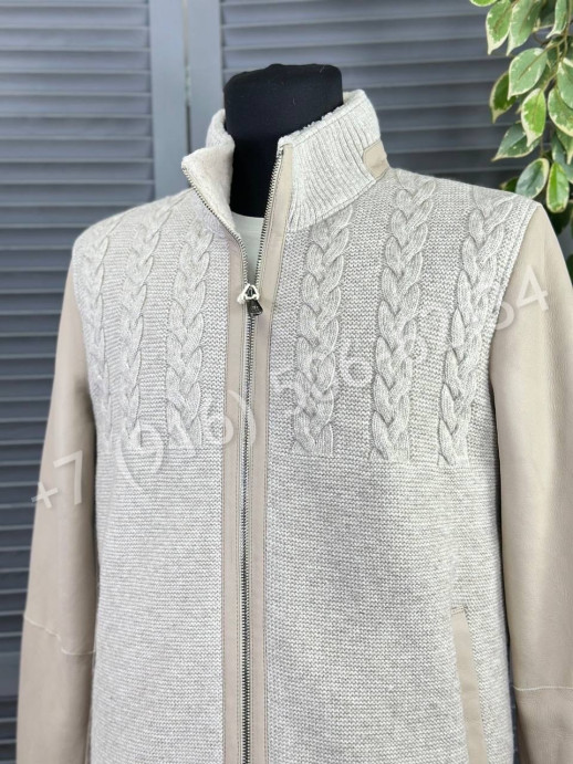 Куртка дубленка Brunello Cucinelli на меху 23639