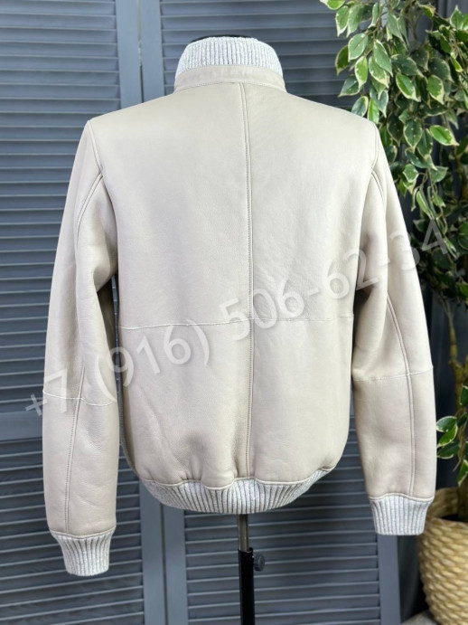 Куртка дубленка Brunello Cucinelli на меху 23639