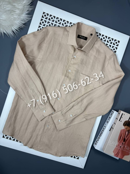 Рубашка Loro Piana из льна 18335 9