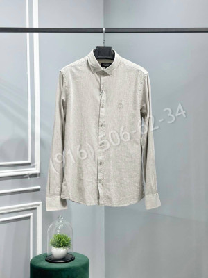 Рубашка из льна Brunello Cucinelli 18110