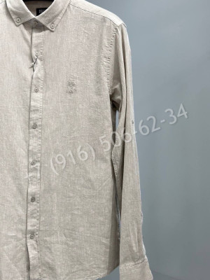 Рубашка из льна Brunello Cucinelli 18110