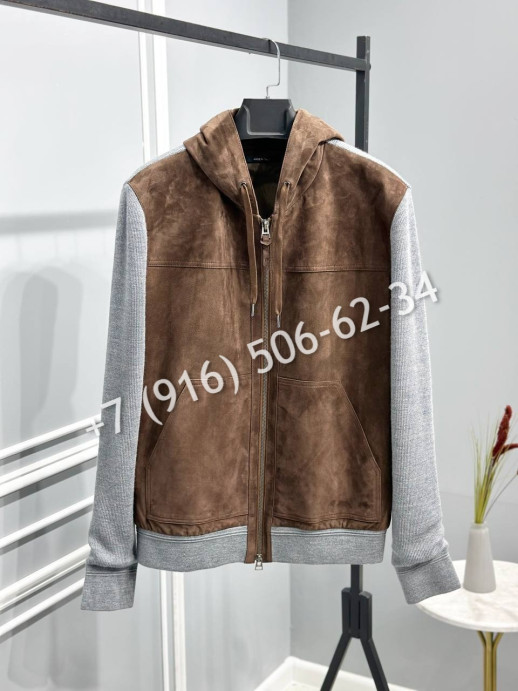 Замшевая куртка Brunello Cucinelli 9799 3