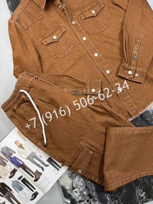 Костюм из денима Brunello Cucinelli 34108 3