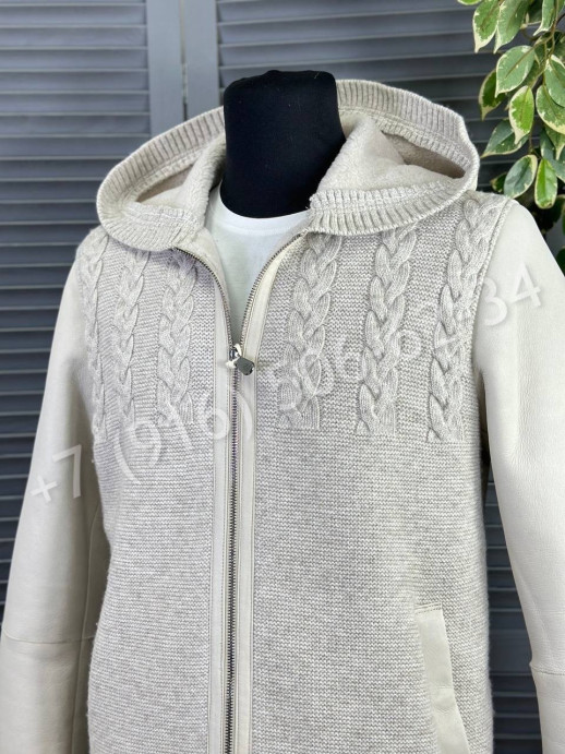 Куртка дубленка Brunello Cucinelli на меху 23640