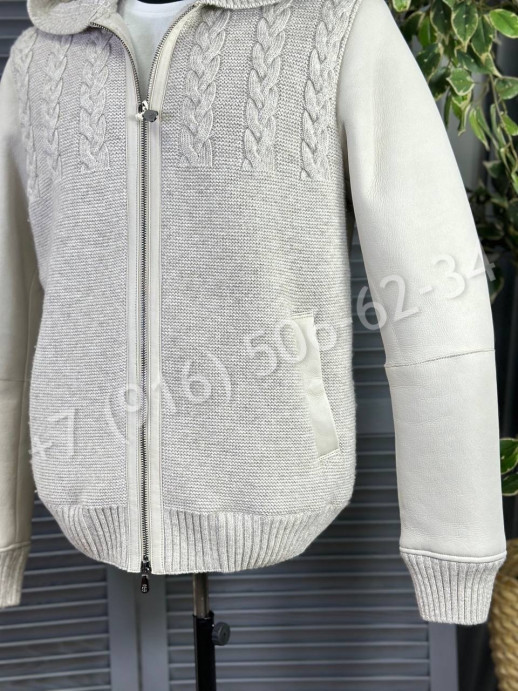 Куртка дубленка Brunello Cucinelli на меху 23640