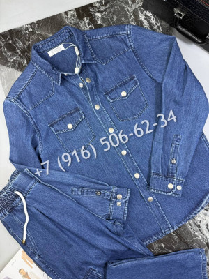 Костюм из денима Brunello Cucinelli 34108 4