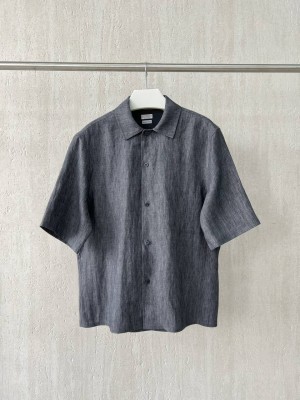 Рубашка Brunello Cucinelli из льна 18055