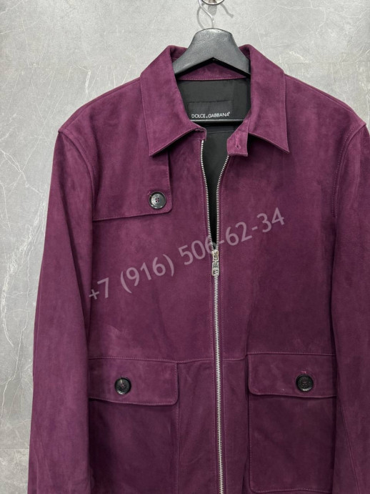 Замшевая куртка Dolce & Gabbana 33997