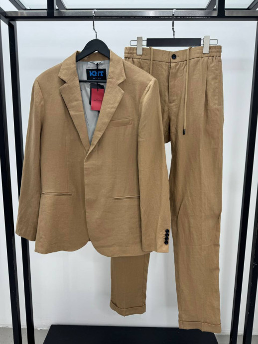 Льняной костюм KITON 15047 3